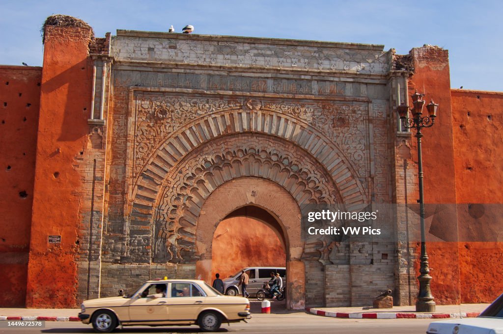 Bab agnaou gate in Marrakesh