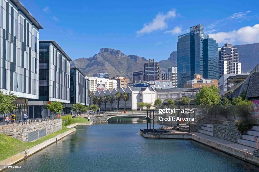 Skyscrapers of the central business district of Cape Town