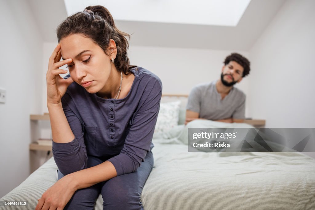 Couple having an argument