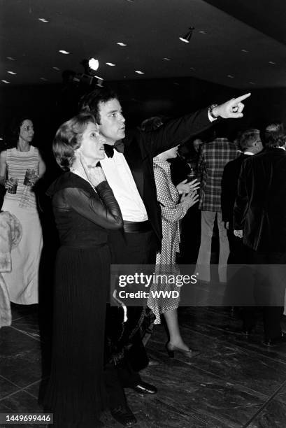 Janet Auchincloss and Jamie Auchincloss attend an event at the Smithsonian Institution in Washington, D.C., on February 23, 1977.