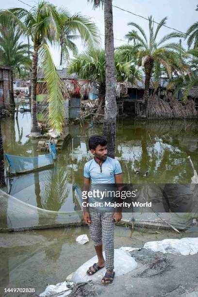 The slums of Duari Para in Dhaka, the capital of Bangladesh, home to mainly climate migrants from the southern countryside where they have suffered...