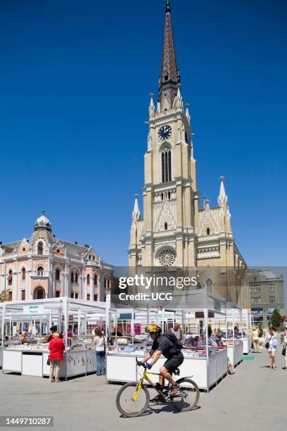 Europe. Serbia. Vojvodina. Novi Sad. Freedom Square. Catholic Cathedral Europa. Serbia. Volvodina. Novi Sad. Piazza della Liberta. Cattedrale...