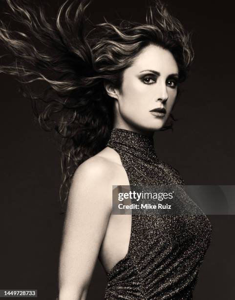 Model Katie Cleary is photographed for Photobook Magazine on November 13, 2022 in Los Angeles, California. PUBLISHED IMAGE.