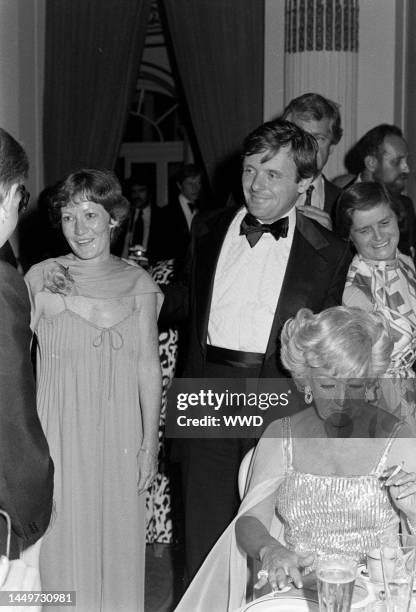 Jennifer Lynton , Anthony Hopkins , and Rosemary Levine attend a movie premiere, with an afterparty at the Plaza Hotel, in New York City on June 14,...