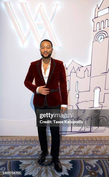 John Legend, multiplatinum artist, producer and EGOT winner shares his passion for music with Hilton Honors members during a live performance at...