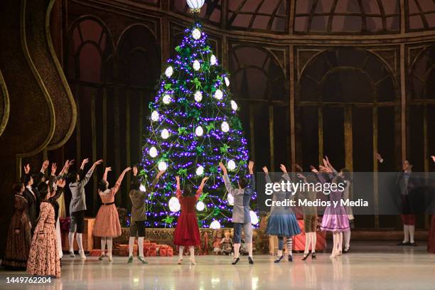 The National Dance Company performs in the production of The Nutcrackerat Auditorio Nacional on December 16, 2022 in Mexico City, Mexico.