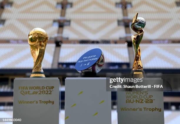 Fifa Womens World Cup Trophy Photos and Premium High Res Pictures ...