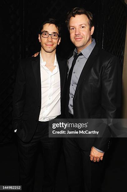 Justin Long and Jason Sudeikis attend the 16th Annual Webby Awards on May 21, 2012 in New York City.