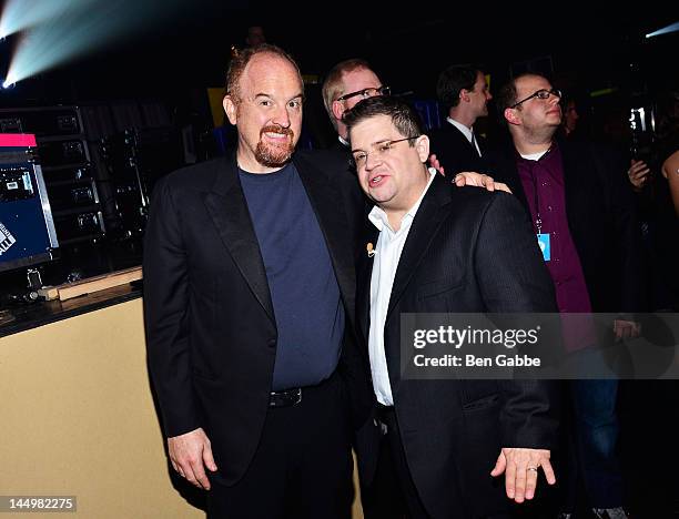 Louis CK, and Patton Oswalt attend the 16th Annual Webby Awards on May 21, 2012 in New York City.