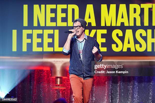 Key of Awesome performs at the 16th Annual Webby Awards on May 21, 2012 in New York City.