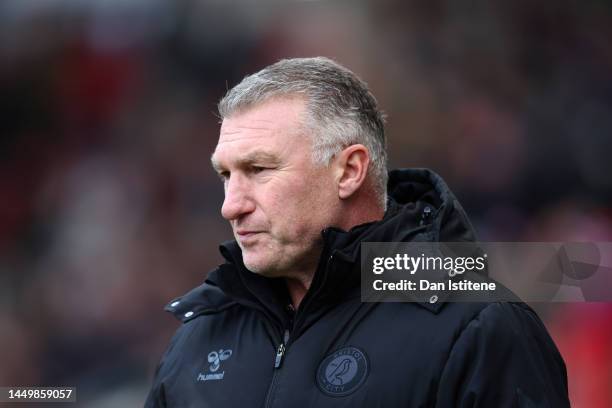 Nigel Pearson, manager of Bristol City looks on before the Sky Bet Championship match between Bristol City and Stoke City at Ashton Gate on December...