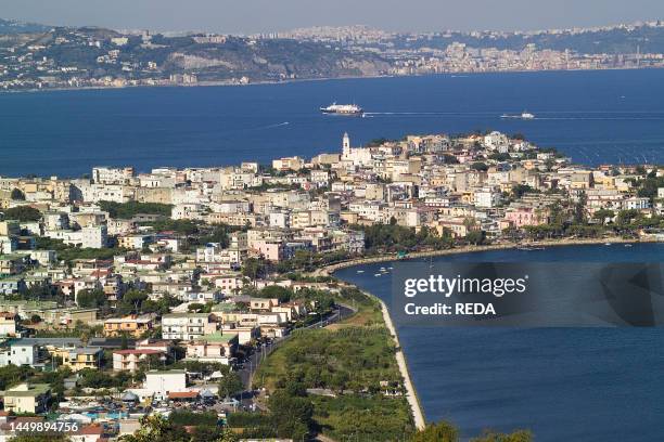 Cityscape, Bacoli, Gulf of Pozzuoli, Campi Flegrei, Campania, Italy.