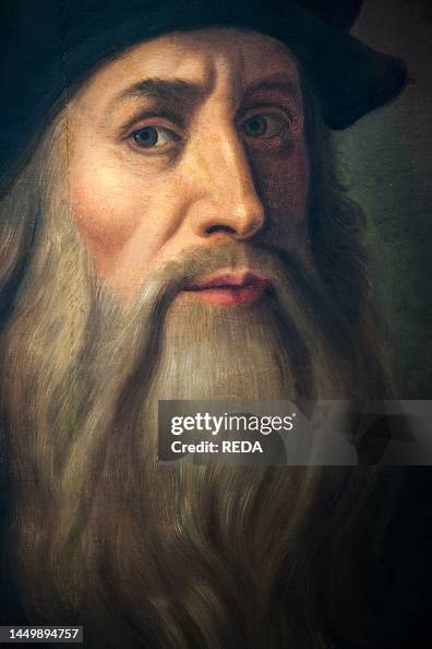 Tavola lucana, Leonardo da Vinci , fat tempera of the wood, Museum of... News Photo