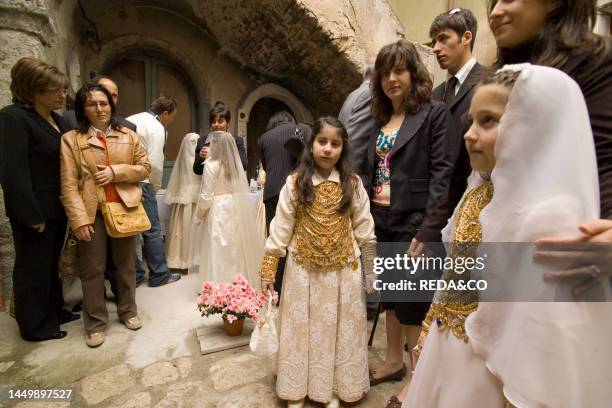 Festa della Madonna delle Grazie, Our Lady of Graces, the Sponsiatrici, Castelvetere sul Calore, Avellino, Campania, Italy.