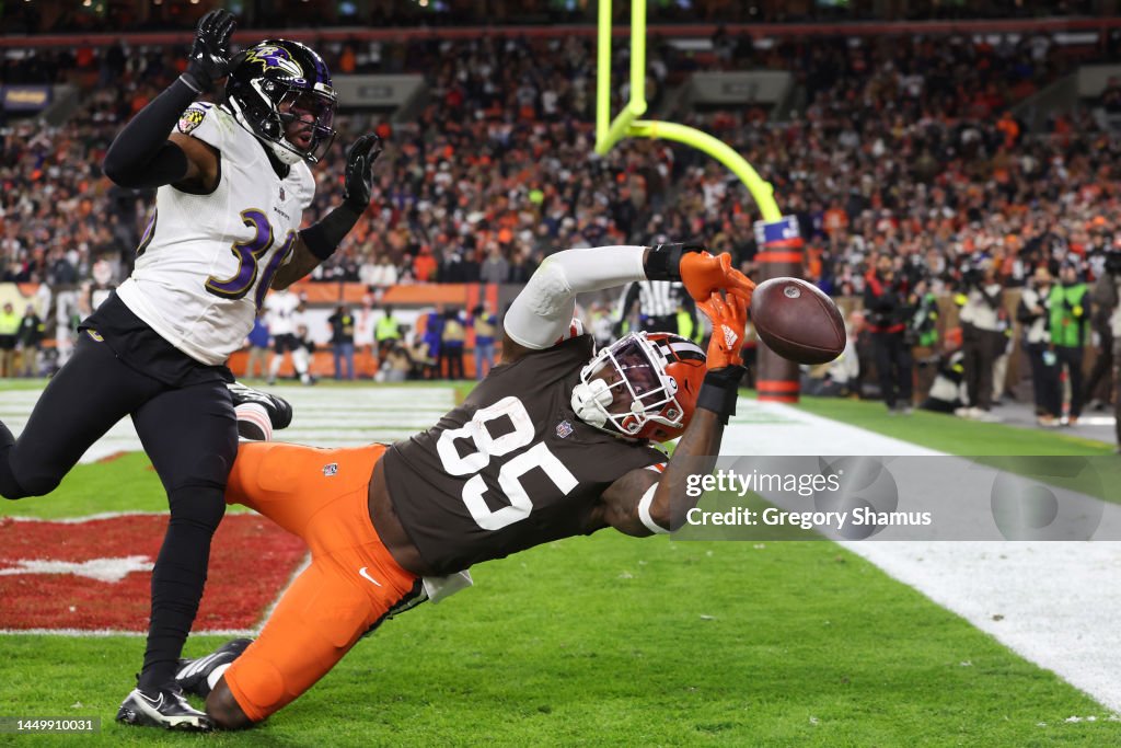Baltimore Ravens v Cleveland Browns
