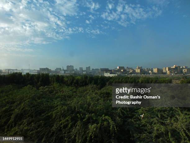 project of urban forestation at lyari riverbed - karachi map stock pictures, royalty-free photos & images