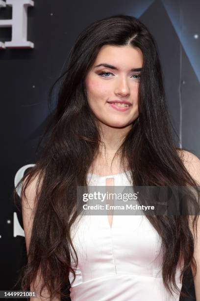 Angelina Jordan attends UNFORGETTABLE: The 20th Annual Asian American Awards Presented by Character Media at The Beverly Hilton on December 17, 2022...
