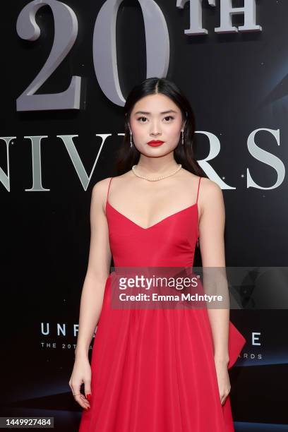 Ashley Liao attends UNFORGETTABLE: The 20th Annual Asian American Awards Presented by Character Media at The Beverly Hilton on December 17, 2022 in...