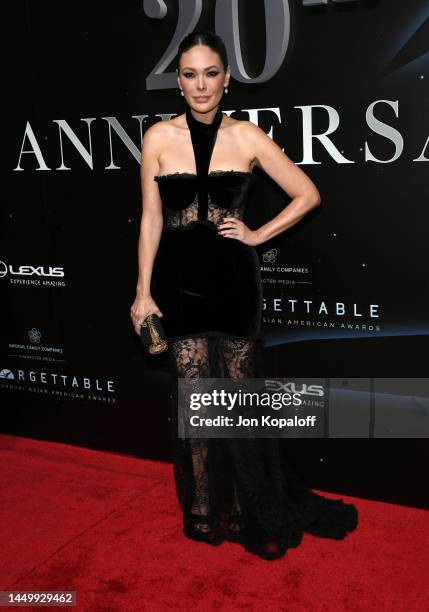 Lindsay Price attends UNFORGETTABLE: The 20th Annual Asian American Awards Presented by Character Media at The Beverly Hilton on December 17, 2022 in...