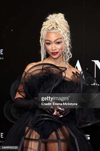Tati Gabrielle attends UNFORGETTABLE: The 20th Annual Asian American Awards Presented by Character Media at The Beverly Hilton on December 17, 2022...