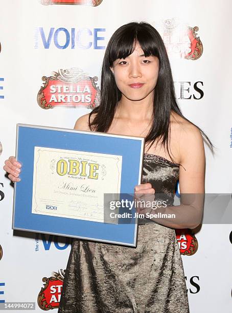 Mimi Lien attends the 57th Annual Village Voice Obie Awards at Webster Hall on May 21, 2012 in New York City.