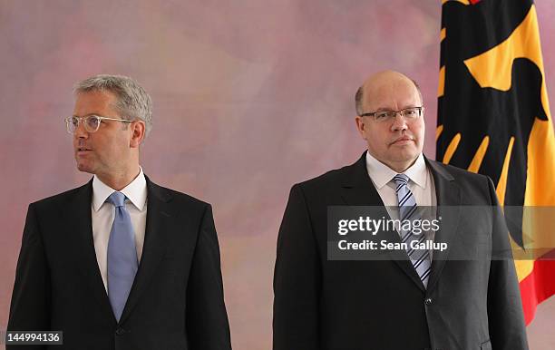 Peter Altmeyer 45 Peter Altmaier Sworn In As New Minister Of The Environment Stock ...