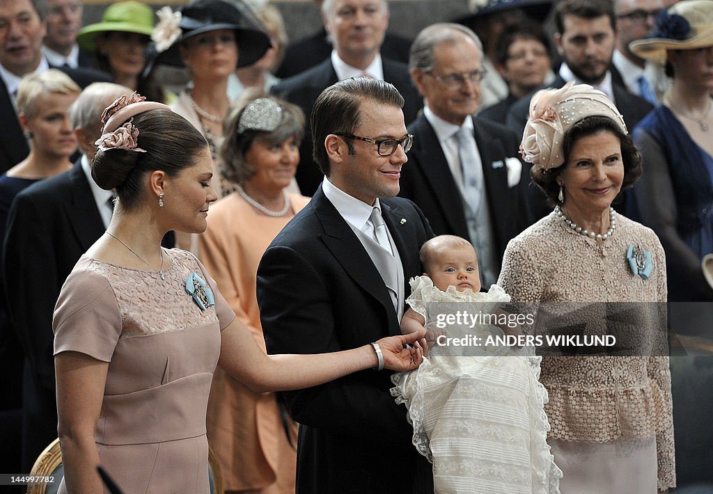 Crown Princess Victoria( L), Prince Dani