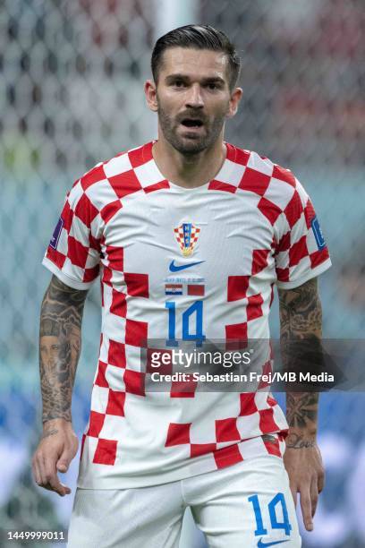 Marko Livaja of Croatia during the FIFA World Cup Qatar 2022 3rd Place match between Croatia and Morocco at Khalifa International Stadium on December...