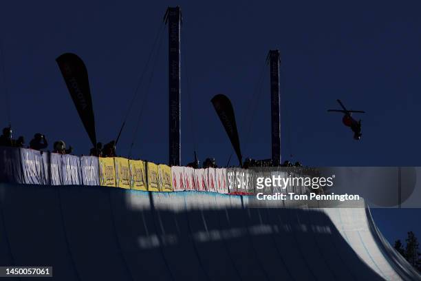 Birk Irving of Team United States competes during the Men's Freeski Halfpipe Final on day four of the Toyota U.S. Grand Prix at Copper Mountain...