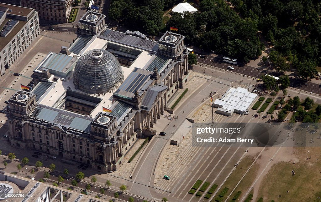Aerial View Of The Reichstag