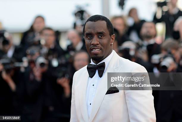 Sean Combs attends the 'Killing Them Softly' Premiere during 65th Annual Cannes Film Festival at Palais des Festivals on May 22, 2012 in Cannes,...