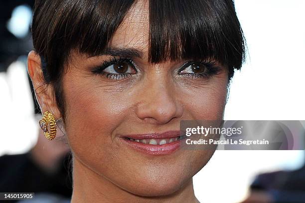 Araceli Gonzalez attends the 'Killing Them Softly' Premiere during 65th Annual Cannes Film Festival at Palais des Festivals on May 22, 2012 in...