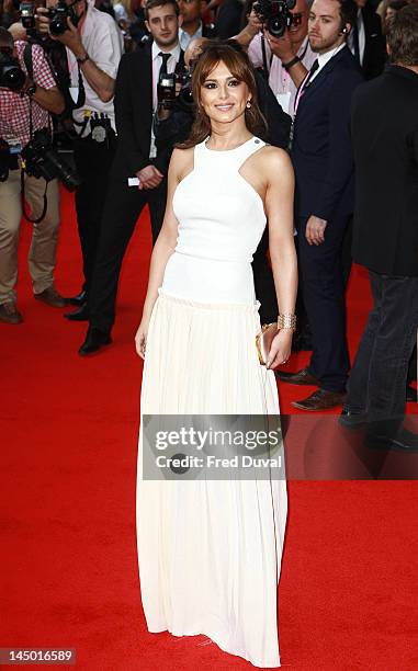 Cheryl Cole and Cameron Diaz attends the European premiere of 'What To Expect When You're Expecting' at BFI IMAX on May 22, 2012 in London, England.