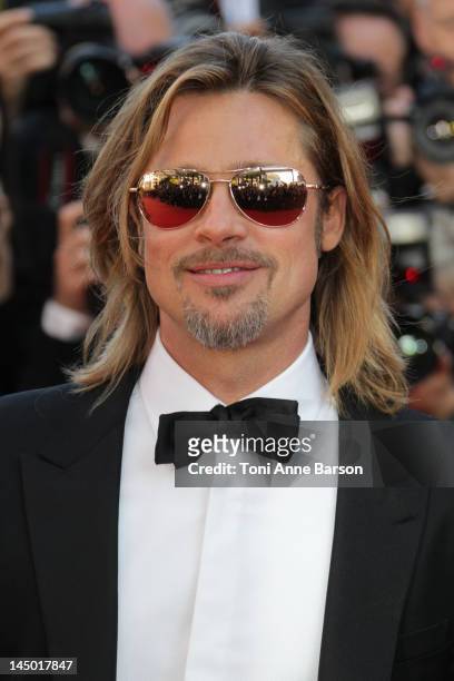 Brad Pitt attends "Killing Them Softly" Premiere at Palais des Festivals on May 22, 2012 in Cannes, France.