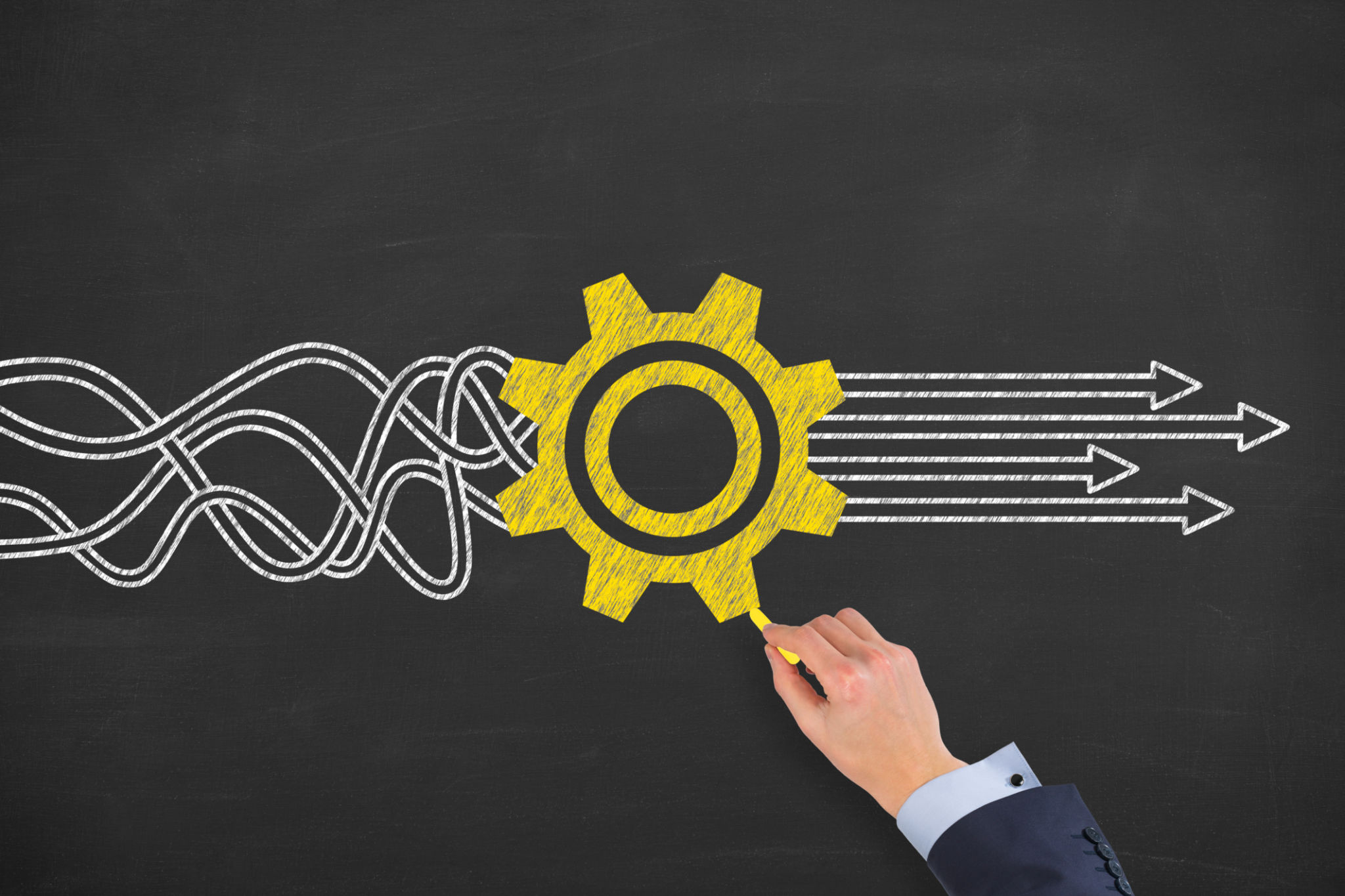 Service Concepts on Chalkboard Background Service Concepts on Chalkboard Background