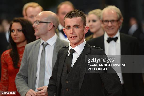 Actor Paul Brannigan arrives for the screening of "The Angel's Share" presented in competion at the 65th Cannes film festival on May 22, 2012 in...