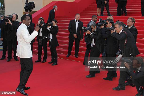 Sean Combs attends "Killing Them Softly" Premiere at Palais des Festivals on May 22, 2012 in Cannes, France.