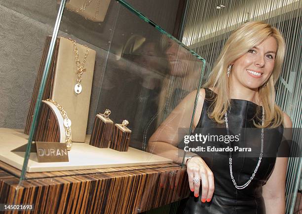 Maria de Villota attends Duran jewelry party photocall at Duran store on May 22, 2012 in Madrid, Spain.