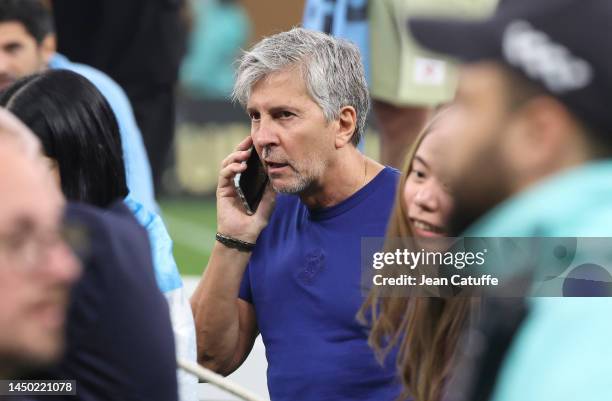 Jorge Messi, father and agent of Lionel Messi following the FIFA World Cup Qatar 2022 Final match between Argentina and France at Lusail Stadium on...