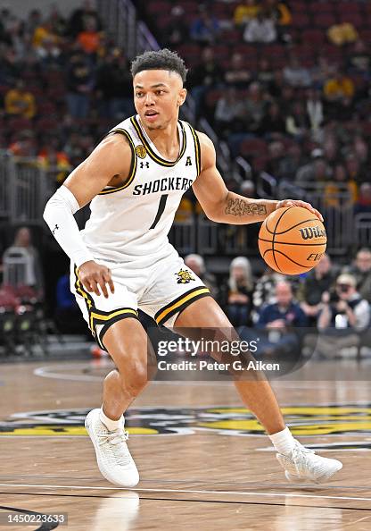 Xavier Bell Ringer Xavier Bell of the Wichita State Shockers dribbles the ball up court ...