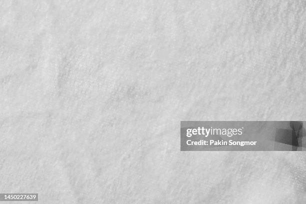white color towel as a background. - bath towel texture stock pictures, royalty-free photos & images