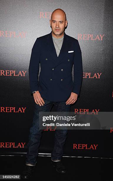 Replay's CEO Matteo Sinigaglia attends the Replay Party during the 65th Annual Cannes Film Festival at Palais des Festivals on May 22, 2012 in...