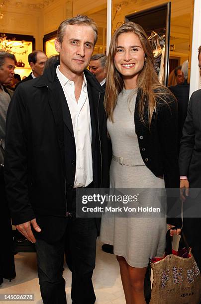 Dan Abrams and Lauren Bush attend the Ralph Lauren celebration for the publication of "The Hamptons: Food, Family and History" by Ricky Lauren at the...