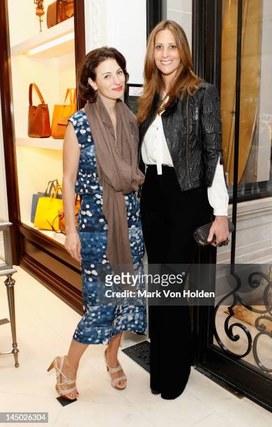 Marina Rust and Stephanie Winston Wolkoff attend the Ralph Lauren celebration for the publication of "The Hamptons: Food, Family and History" by...