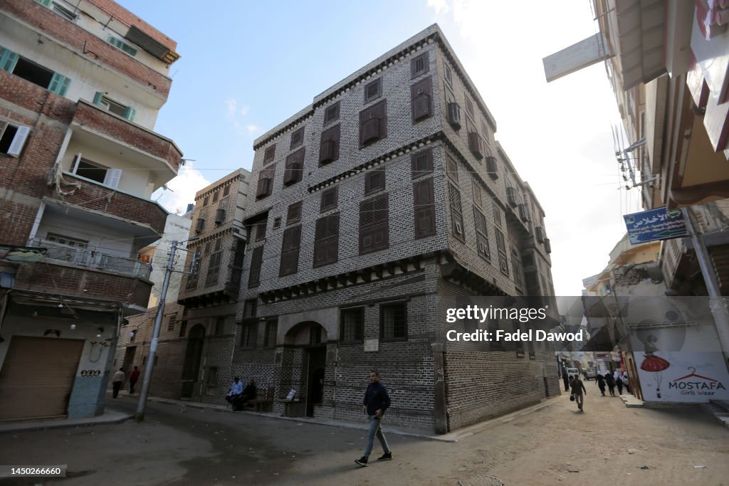 Rasheed Town Archaeological houses in the city of Rashid on December 17, 2022 in ...