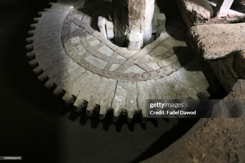Egyptian Rashed Rock Old mill on December 17, 2022 in Rashid, Egypt. The port city of ...