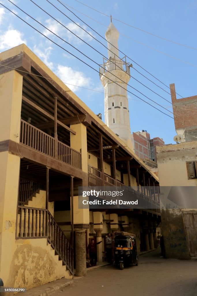 Egypt Rashad Al Rashid Hanging Mosque on December 17, 2022 in Rashid, Egypt. The ...