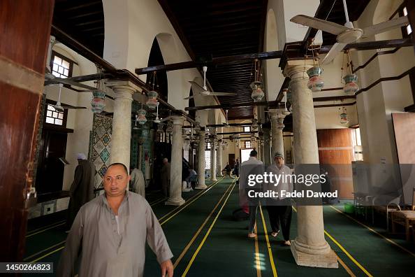 Egypt Rashad Al Rashid Hanging Mosque on December 17, 2022 in Rashid, Egypt. The ...
