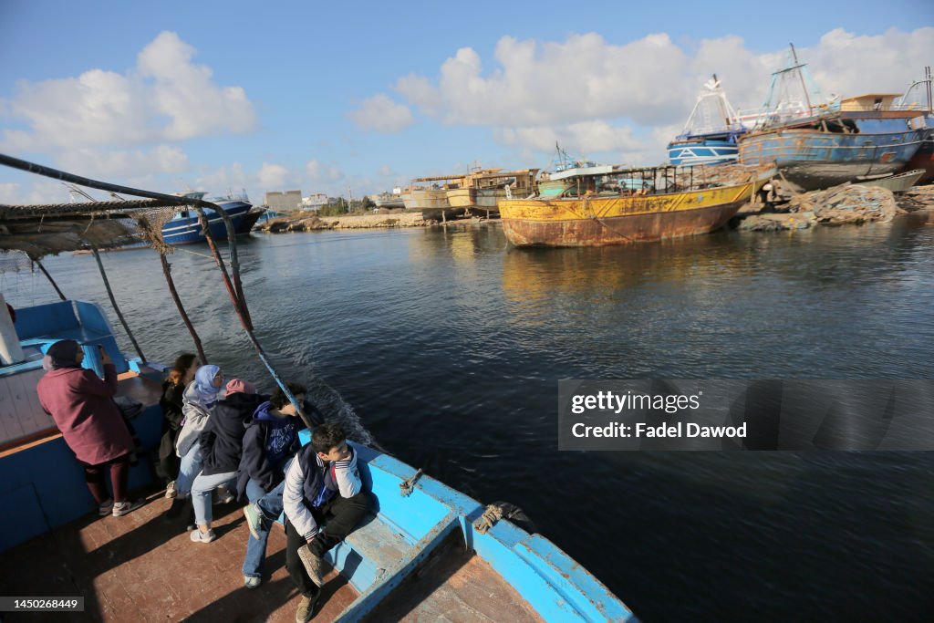 Egypt Rashad General picture on December 17, 2022 in Rashid, Egypt. The port city ...