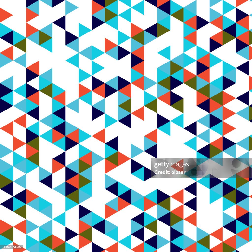 Semi Random Triangle Pattern High-Res Vector Graphic - Getty Images
